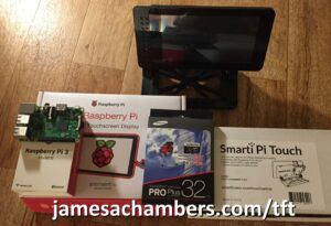 Setup for Raspberry Pi 7" Touchscreen with case