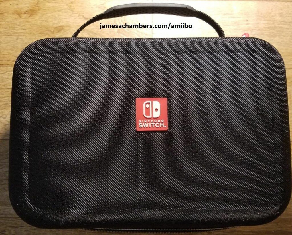 Nintendo Switch case closed up