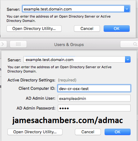 Mac Active Directory Enrollment