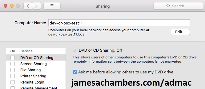 things for mac sharing