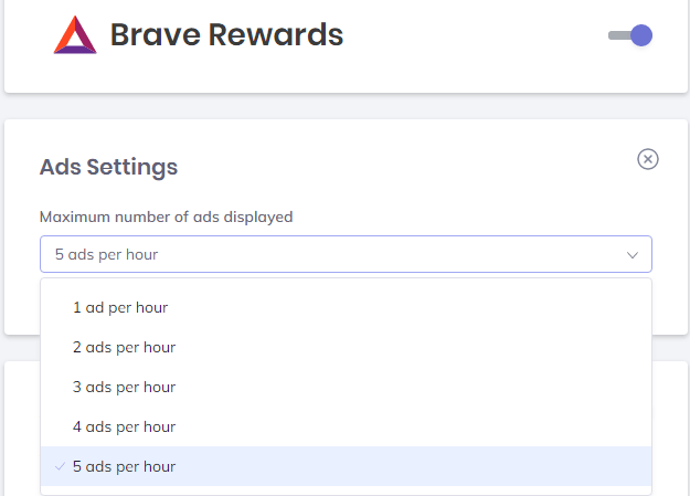 brave rewards account