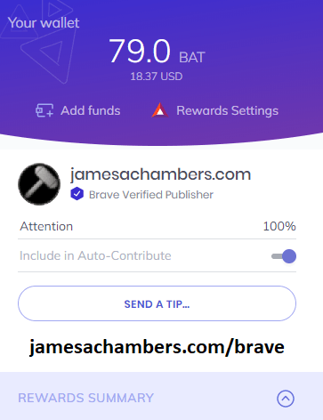 brave browser token