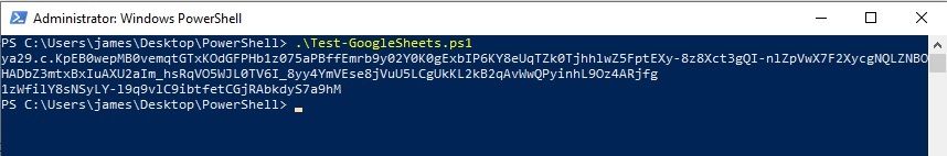 Power Shell Google Sheets New Sheet