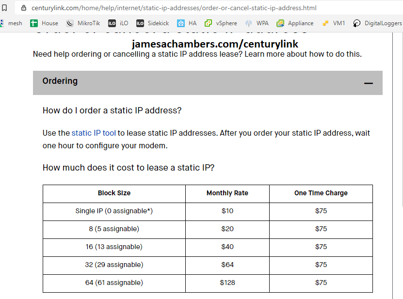 velordnet ben ben Monopoly CenturyLink's Static IP / Modem / UPS Scam Outlined