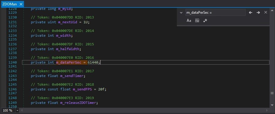 dnSpy- Find m_dataPerSec Variable