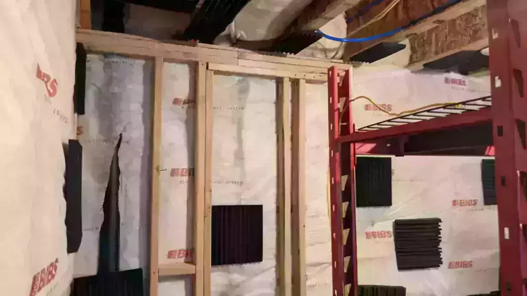 Acoustic Foam Wall Arrangement