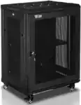 TUFFIUM 15U Casters Network Cabinet Enclosure