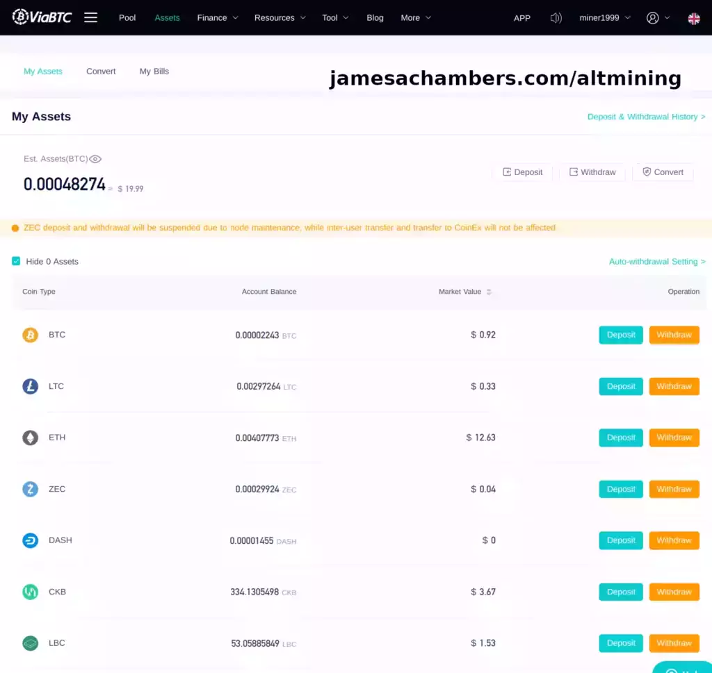 ViaBTC Mining Pool