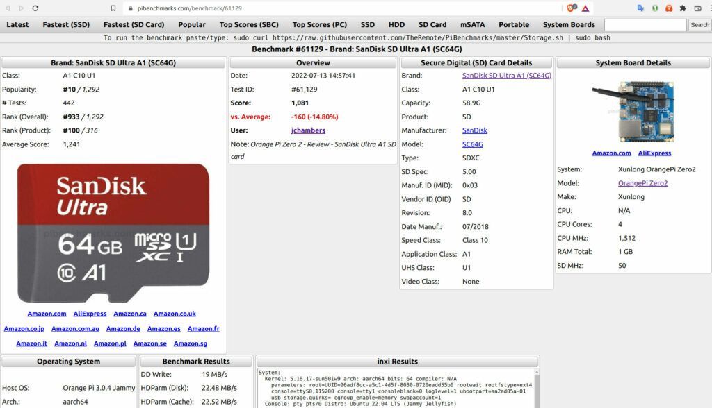 Benchmark Storage Performance on Linux - James A. Chambers