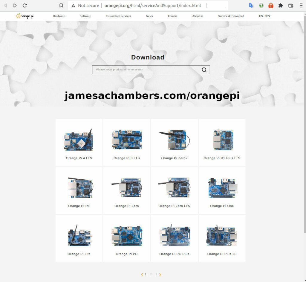 Orange Pi - Official Downloads Page