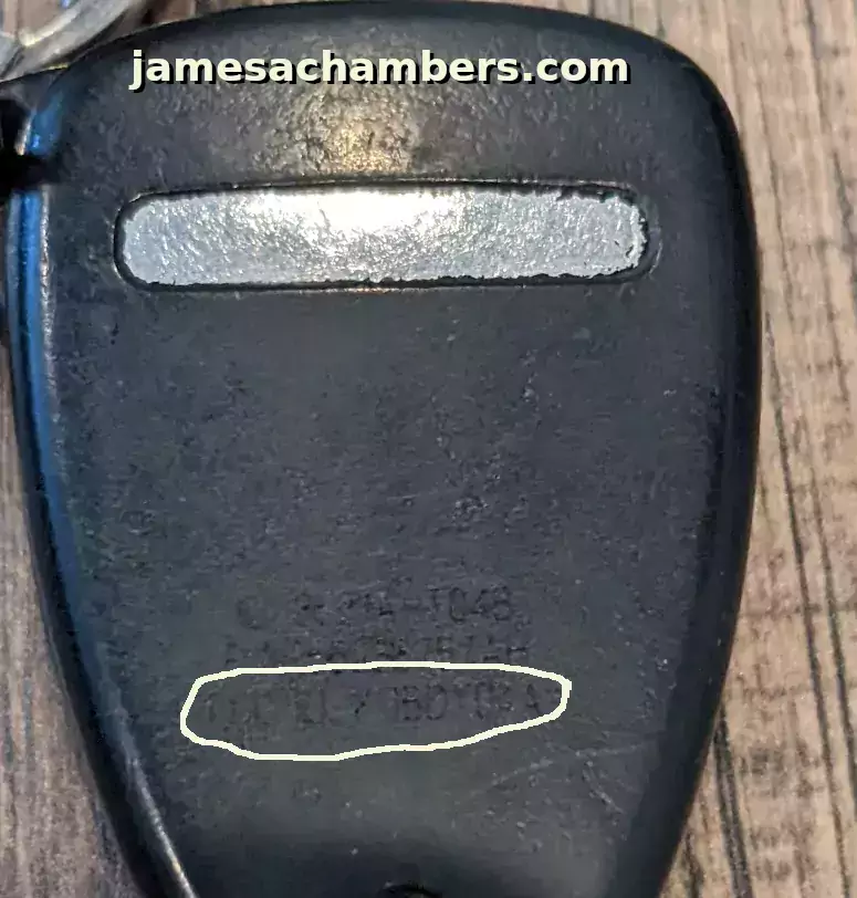 FCCID - Chrysler 300C Key fob