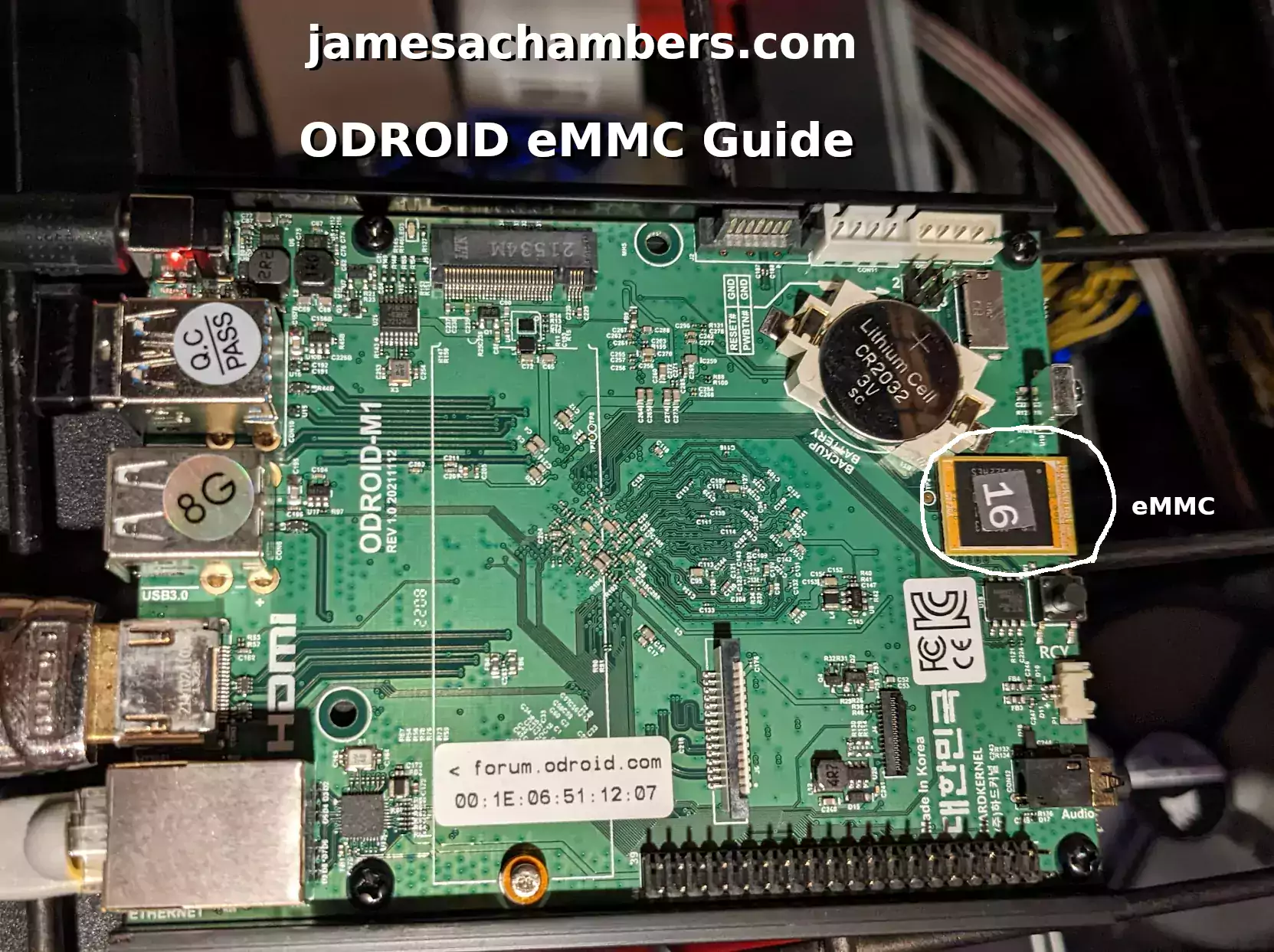 Hardkernel ODROID eMMC Guide / Performance Benchmarking