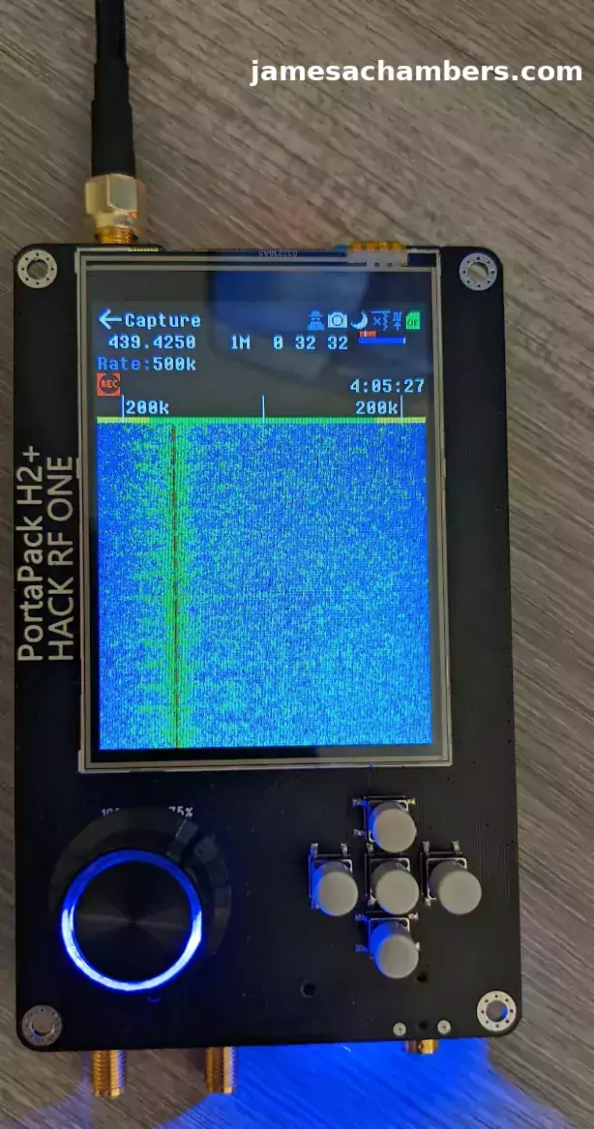 Upgrading HackRF One to PortaPack H2 - James A. Chambers
