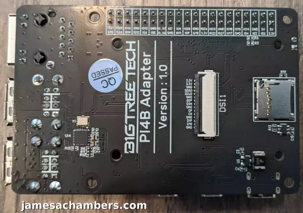 BIGTREETECH - Pi4B Adapter - Bottom