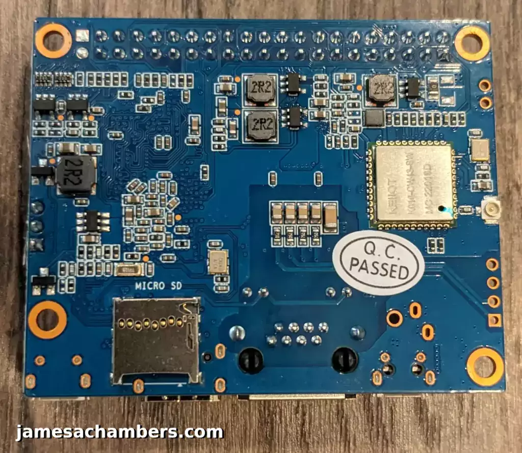 Banana Pi P2 Zero - Bottom View