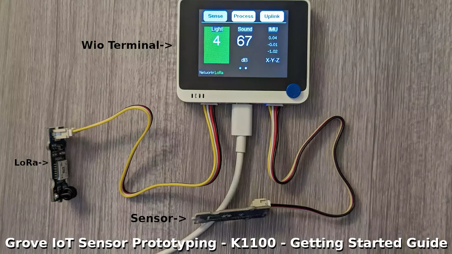 Seeed Studio K1100 Sensor Prototyping - Getting Started Guide