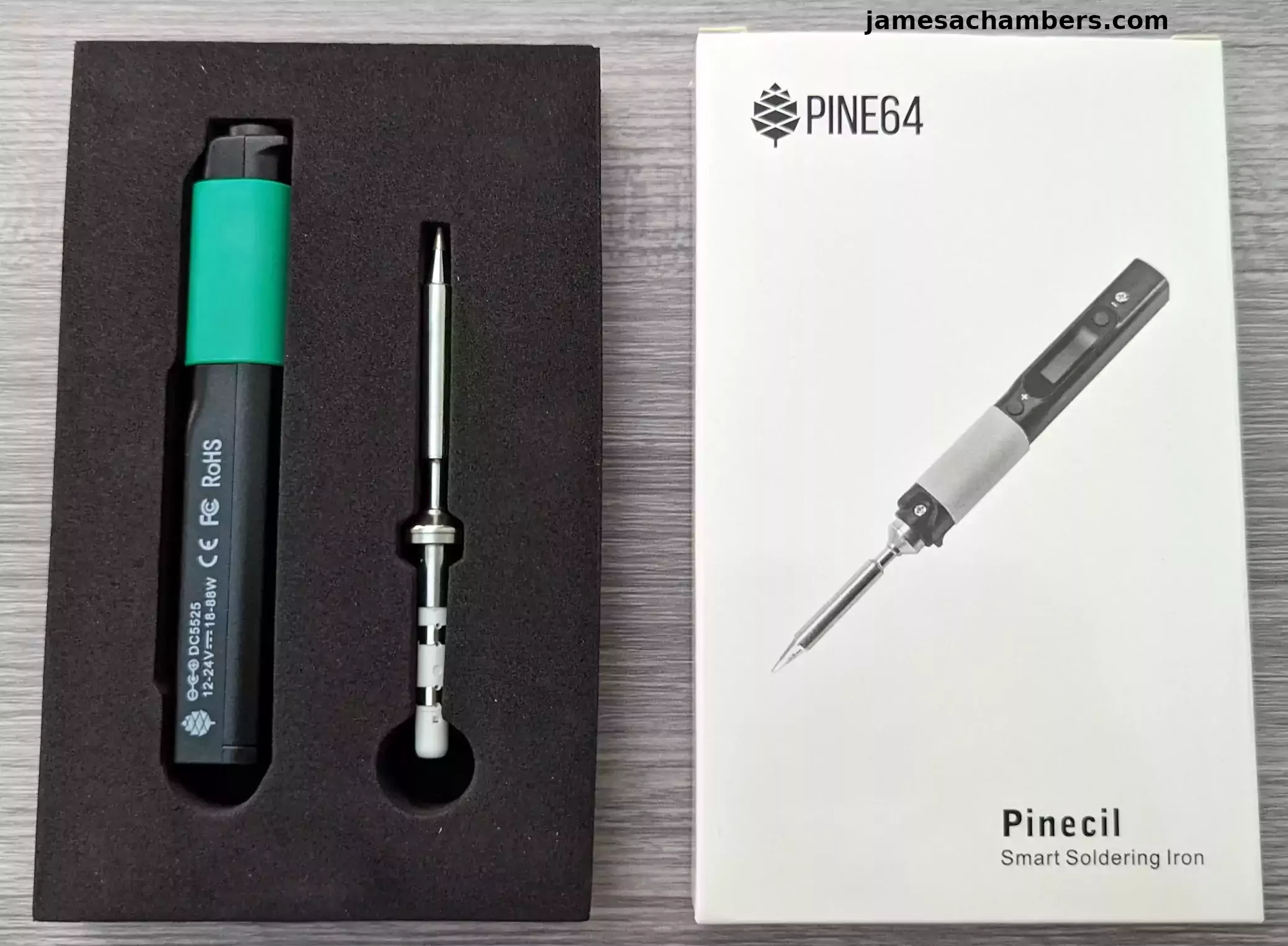 Pine64 Pinecil Soldering Iron Review - James A. Chambers