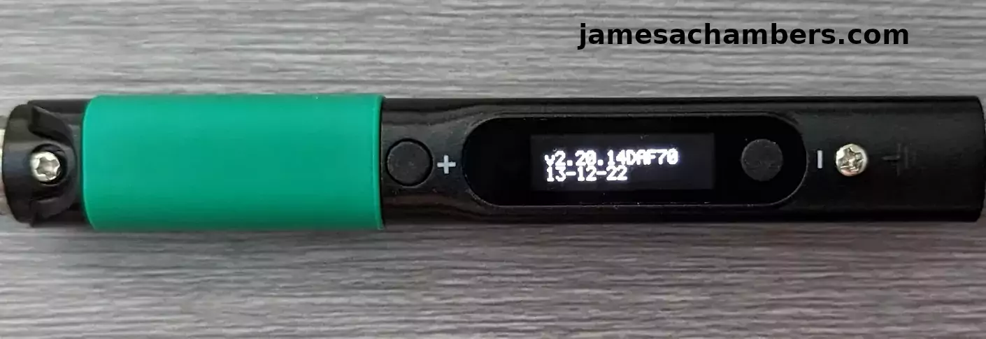 Pine64 Pinecil Soldering Iron Review - James A. Chambers