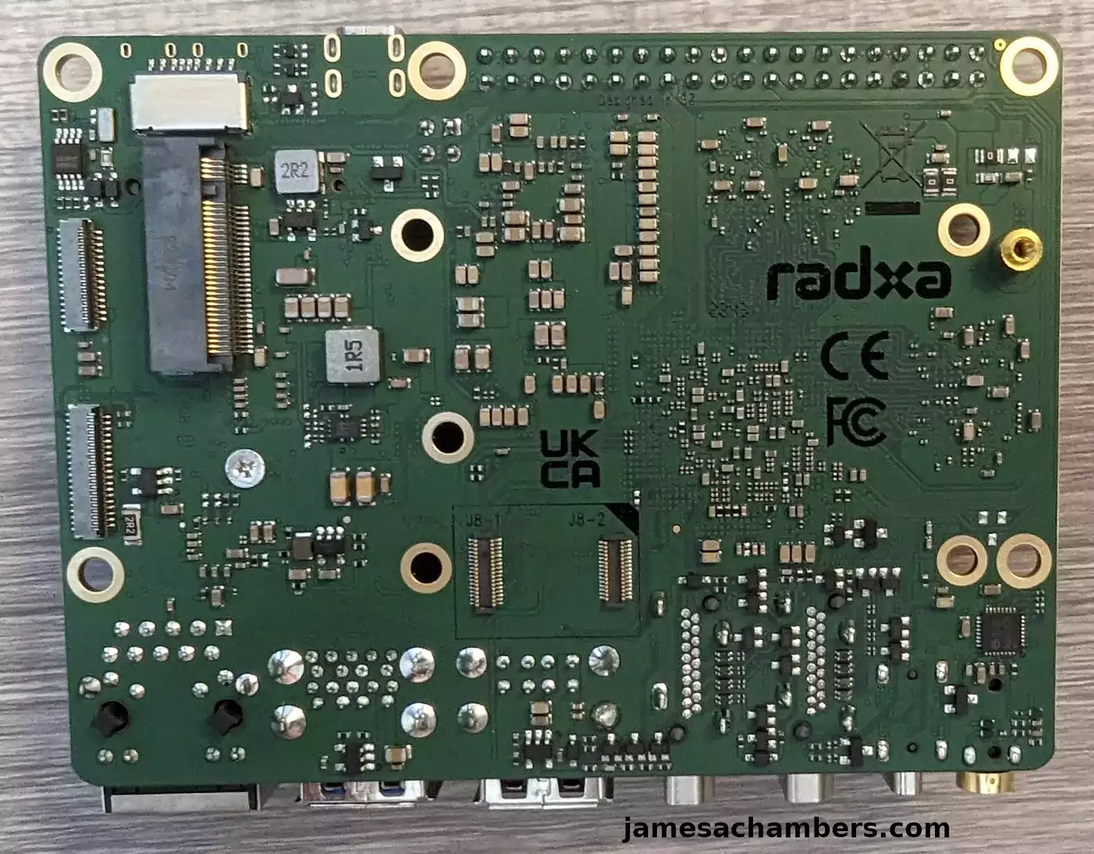 Radxa Rock 5B - Bottom View