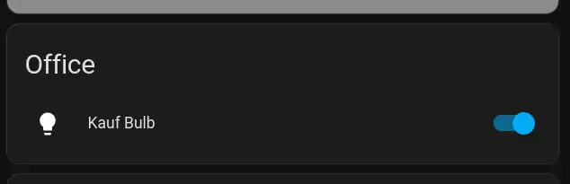 Home Assistant - Kauf Light On/Off Control