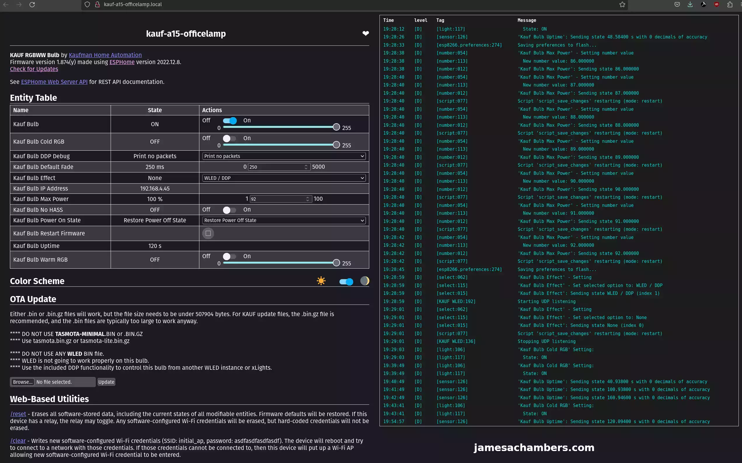 Creating a Wall-Mounted Dashboard for Home Assistant - James Ridgway