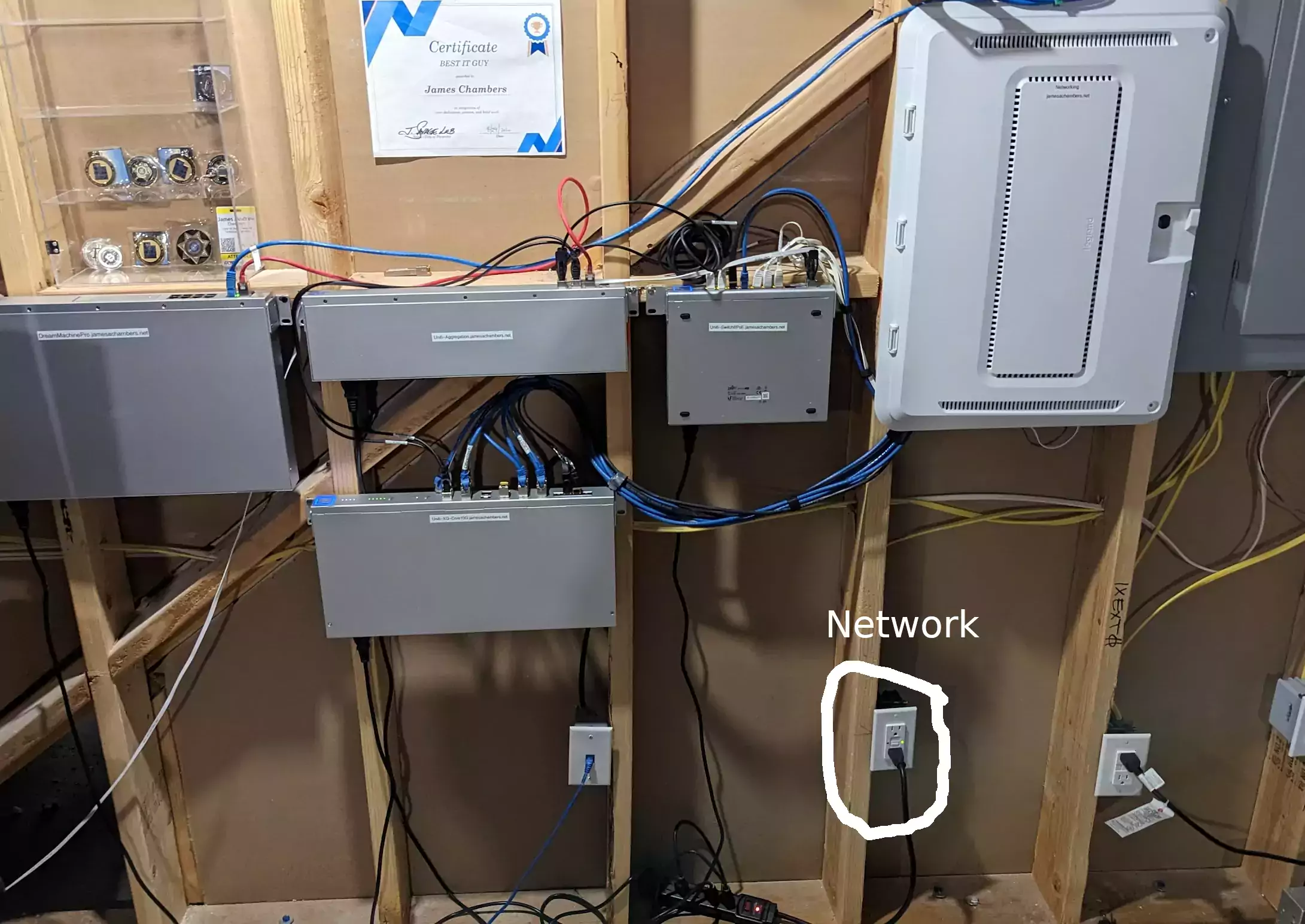 Existing setup before smart plug installation