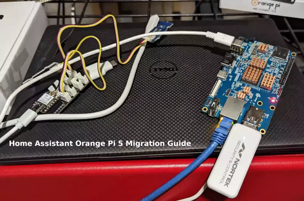 Orange Pi 5 running Home Assistant