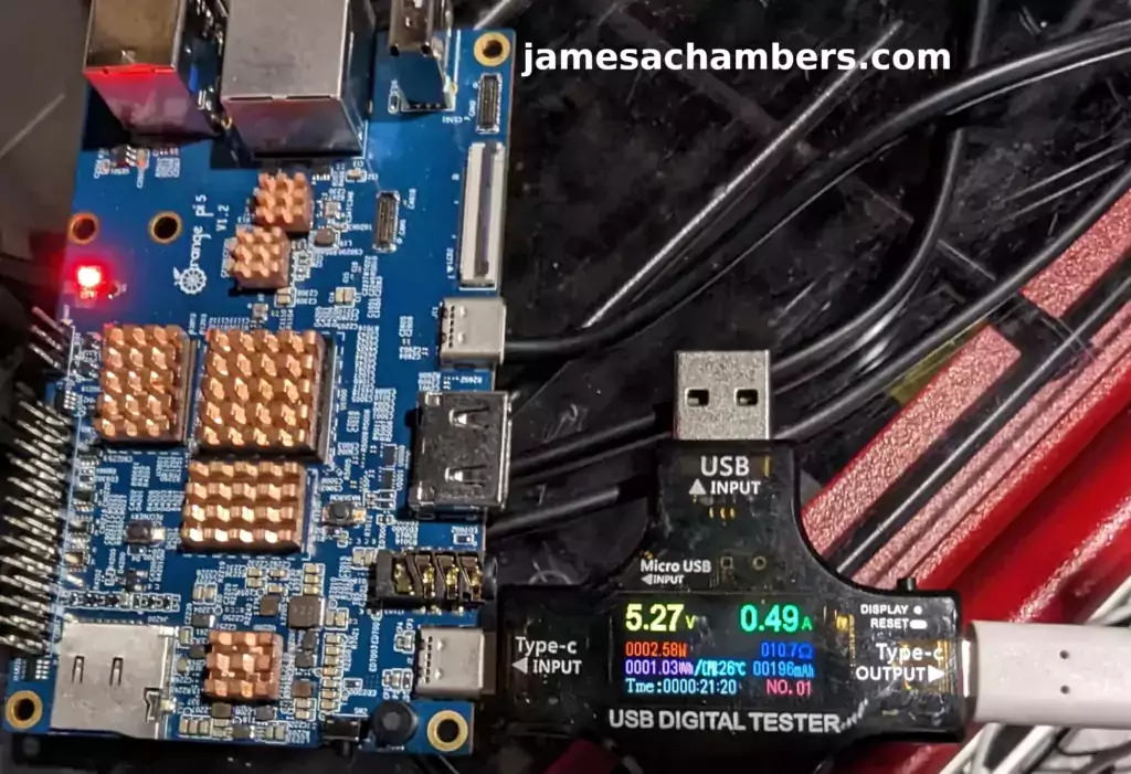 USB Power Meter on Orange Pi 5 running HA