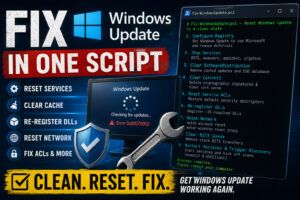 Fix Windows Update with PowerShell