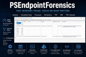 PSEndpointForensics: Fast Windows Triage Without the Noise