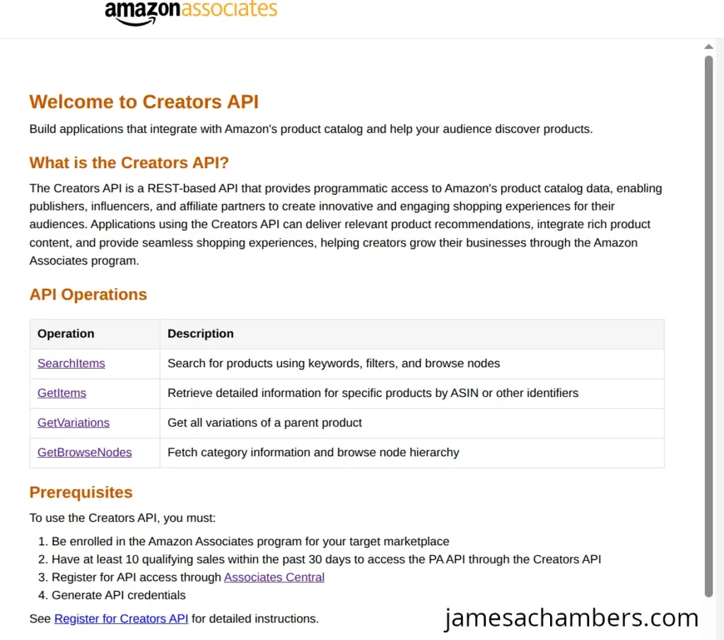 Amazon Creators API
