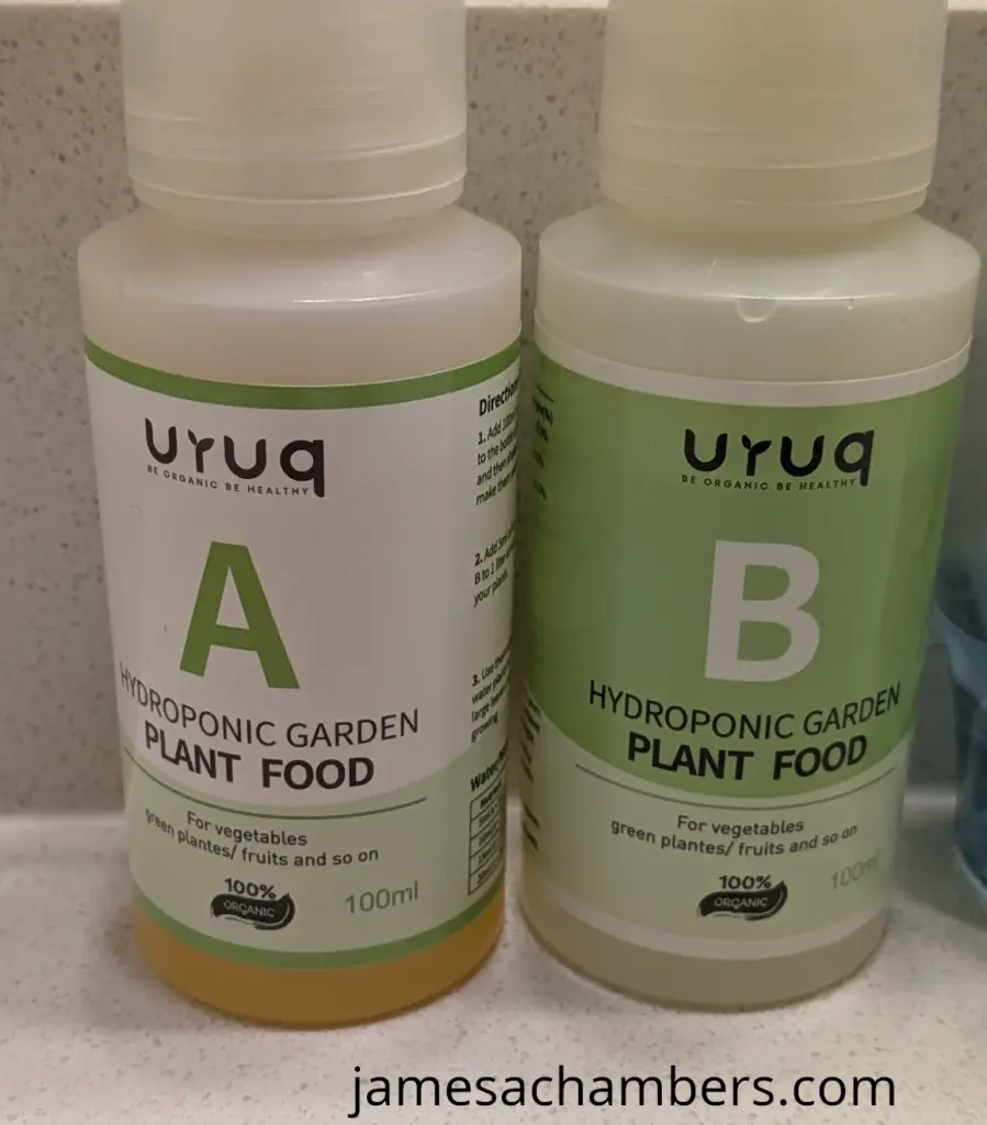 URUQ A and B Plant Foods (5ml per 1L of water)