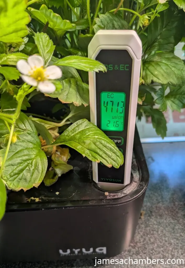 VIVOSUN - EC Reading (very high, water change needed)
